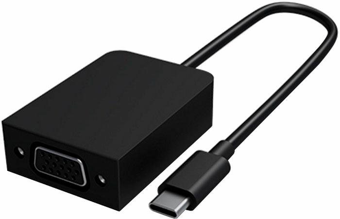 Microsoft USB-C-zu-VGA-Adapter USB-Adapter D-SUB DE-15 zu USB Typ C von Microsoft