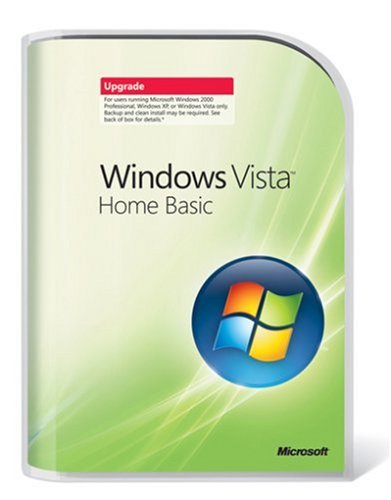 Microsoft Windows Vista Home Basic (ohne Media Player) Upgrade DVD von Microsoft