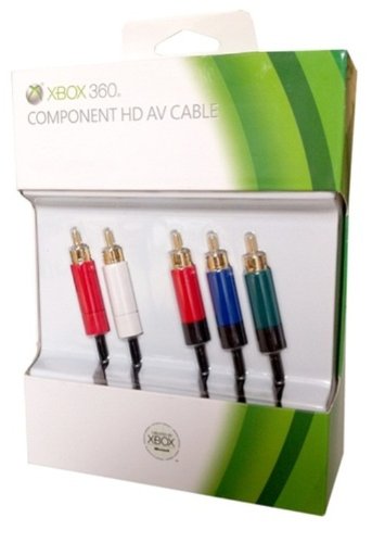 Microsoft Xbox 360 Component HD AV Cable - Audio-/Videokabel für Spielekonsole - Component/Composite Video/Audio - Xbox AV-Anschluss (M) - RCA (M) - 2.4 m von Microsoft