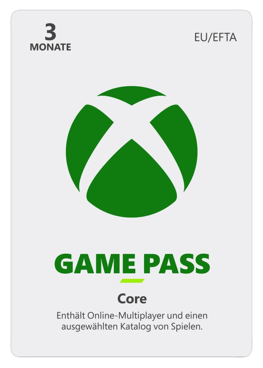 Microsoft Xbox Game Pass Core 3 Monate ESD Download von Microsoft