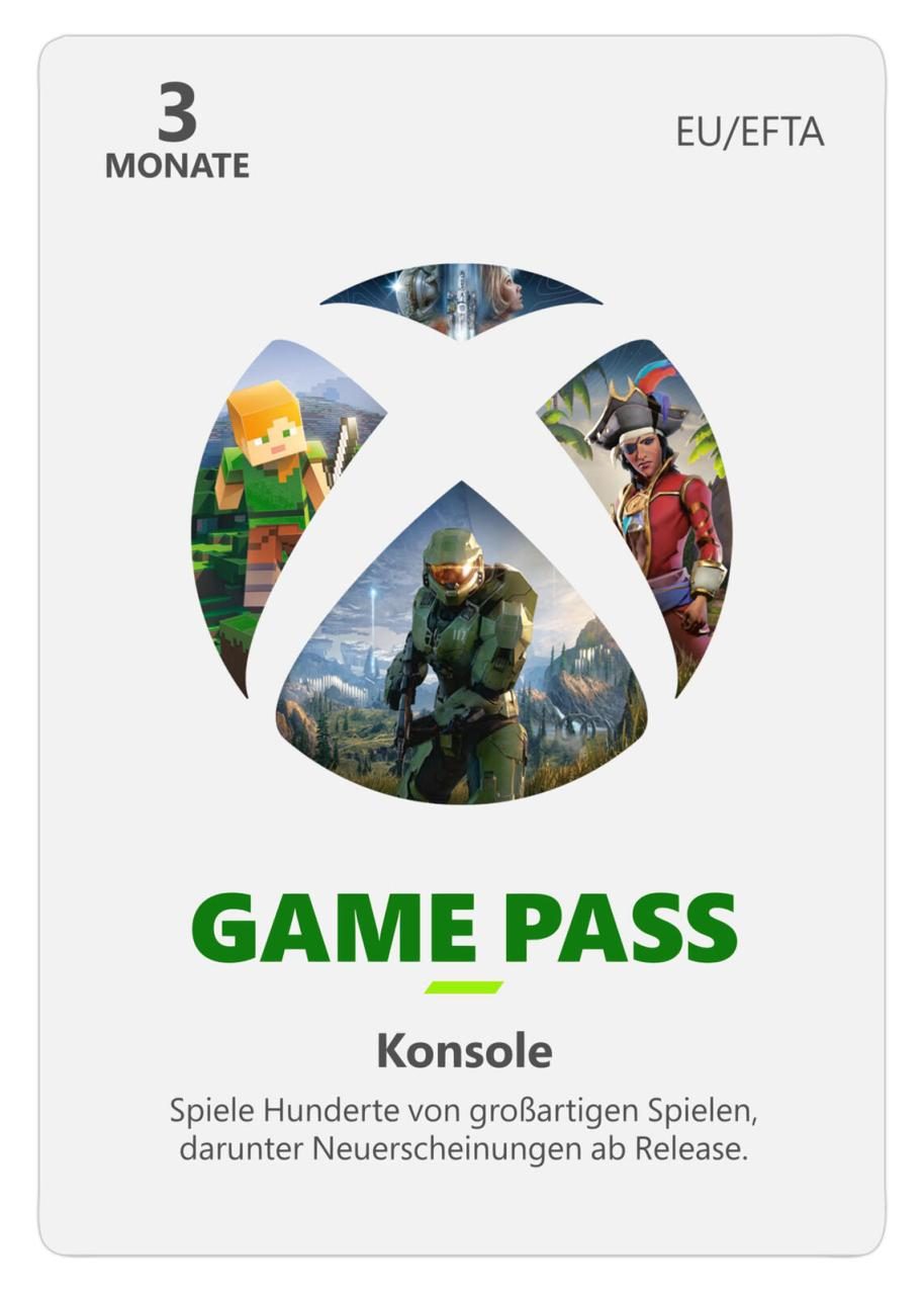 Microsoft Xbox Game Pass Gift Card 3 Monate ESD Download von Microsoft
