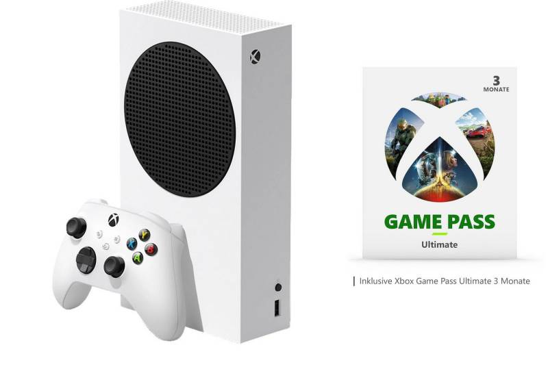 Microsoft Xbox Series S 512GB Starter Bundle + 3 Monate Game Pass Ultimate (Set), Digital Edition von Microsoft