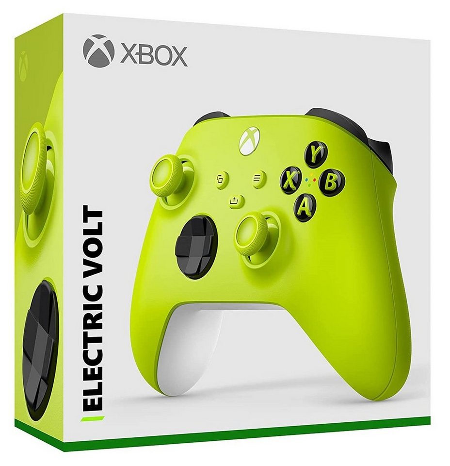 Microsoft Xbox Series Wireless Controller für Windows + Series X/S Electric Volt Xbox-Controller Microsoft Xbox Series Wireless Controller für Windows + Series X/S Electric Volt Xbox-Controller von Microsoft