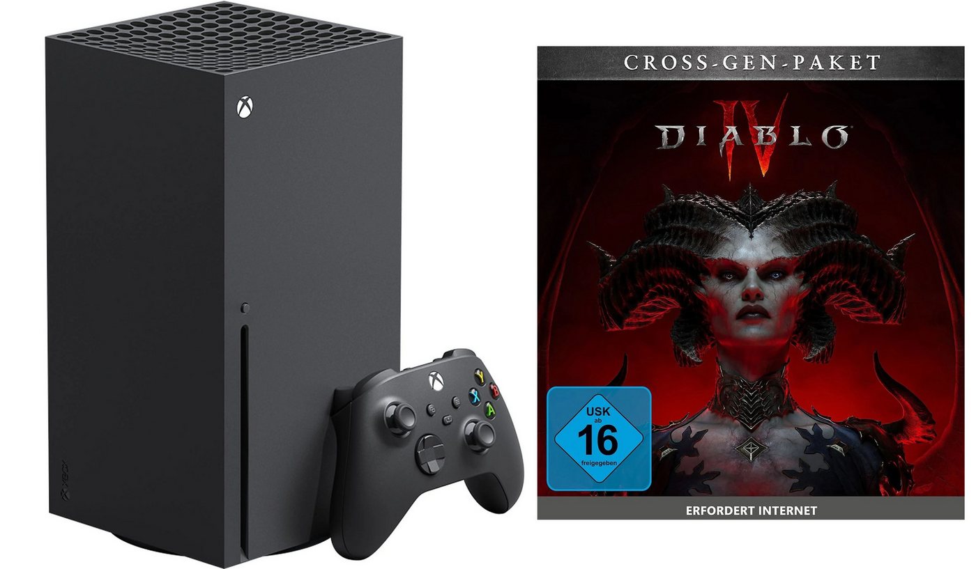 Microsoft Xbox Series X - Diablo IV Code 1TB (Bundle, Set), 4K - HDR - Spielkonsole von Microsoft