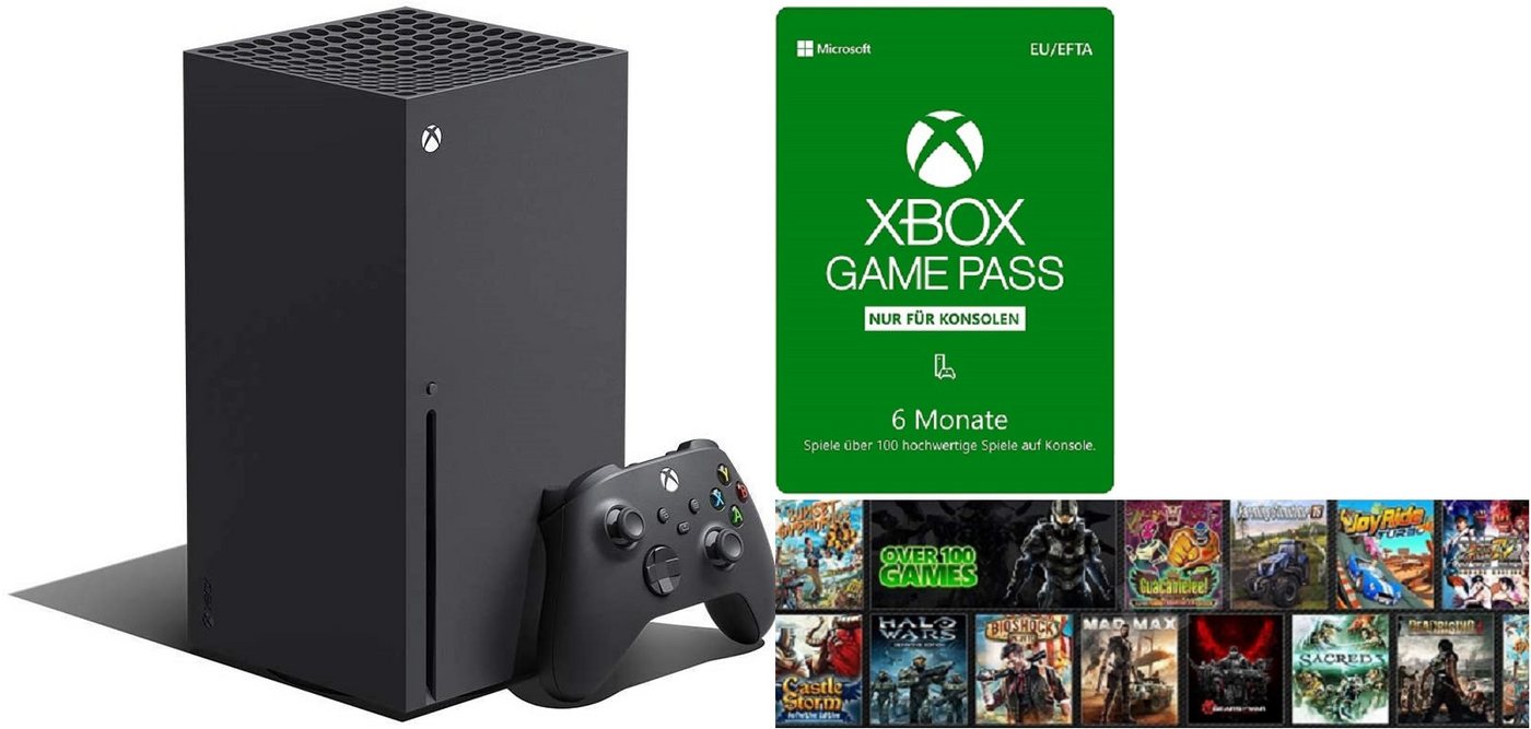 Microsoft Xbox Series X KONSOLE 1 TB + Xbox Game Pass - 6 Monate Abonnement Xbox-Controller von Microsoft