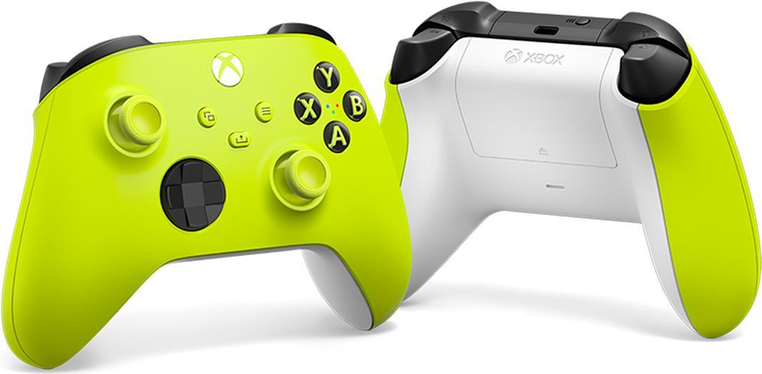 Microsoft Xbox Wireless Controller Electric Volt Gelb Bluetooth Joystick Analog / Digital Xbox - Xbox One - Xbox Series S (QAU-00022) von Microsoft
