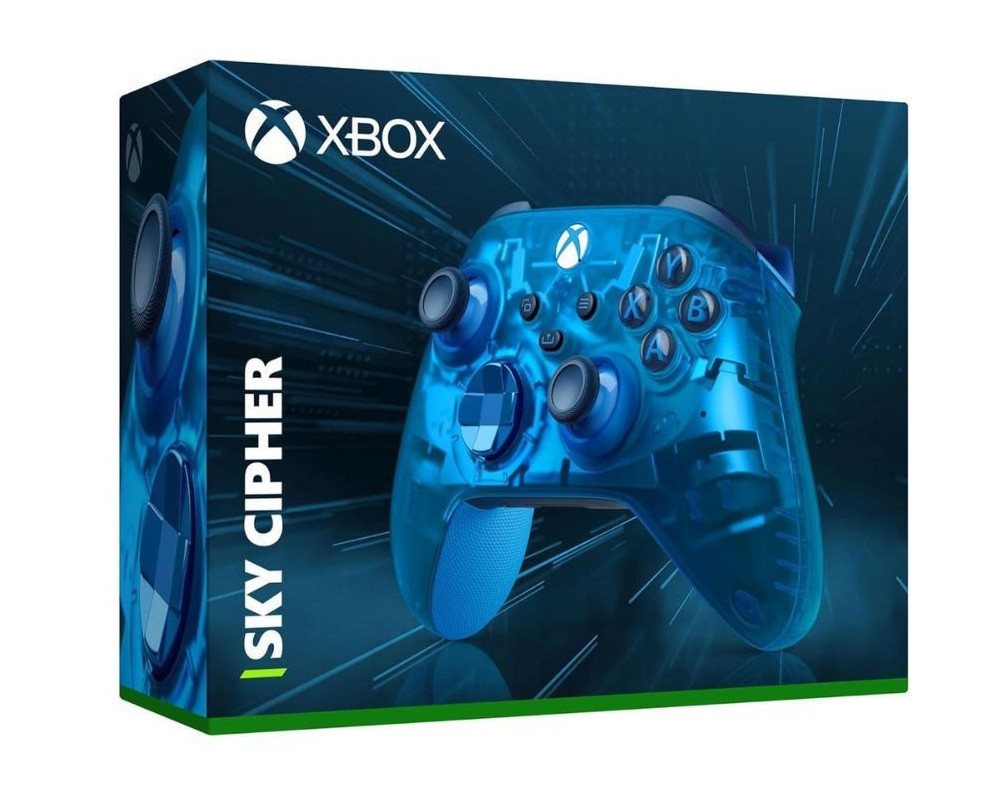 Microsoft Xbox Wireless Controller Windows + Series X/S Sky Cipher SE Xbox-Controller (Special Edition, 1 St., Transparent) von Microsoft