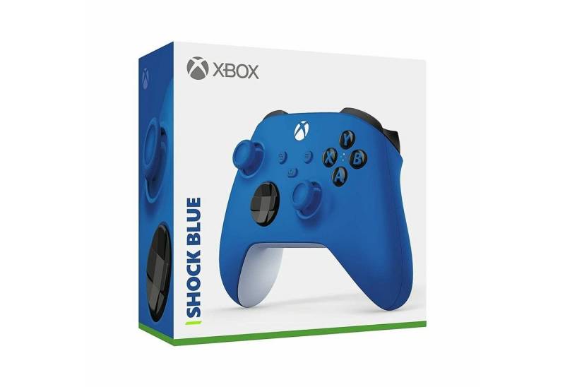 Microsoft box Series Wireless Controller für Windows + Series X/S Shock Blue Xbox One-Controller von Microsoft