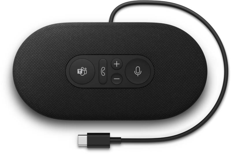 Modern USB-C Speaker schwarz von Microsoft