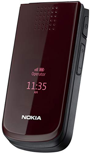 Nokia 2720 Handy (Bluetooth, Opera Mini, Kalender, Radio) fold deep red (Generalüberholt) von Microsoft