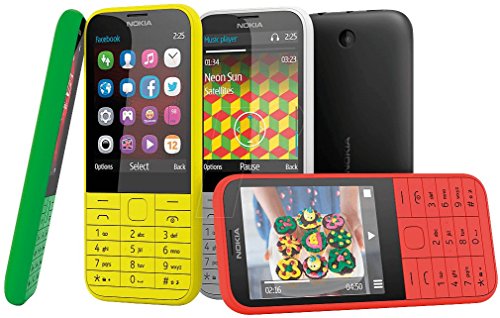 Nokia A00019213 225 Mobiltelefon (7,10 cm (2,8 Zoll) Display, 2 Megapixel Kamera, Micro-USB 2.0, Bluetooth 3.0, Mini-SIM, UKW-Radio) schwarz von Microsoft