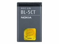 Nokia BL-5CT - Akku für Mobiltelefon - Li-Ion - 1050 mAh - für Nokia 3720, 5220, 6303, 6303i, 6730, C3-01, C5-00, C6-01 von Microsoft