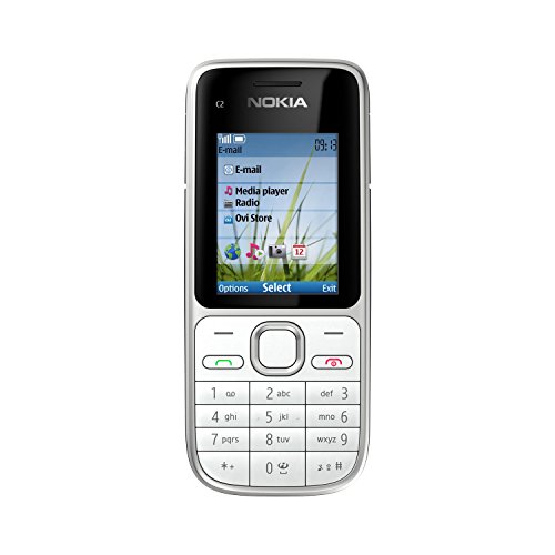 Nokia C2-01 Handy (Ohne Branding, 5,1 cm (2 Zoll), 3,2 Megapixel Kamera) warm silber von Microsoft