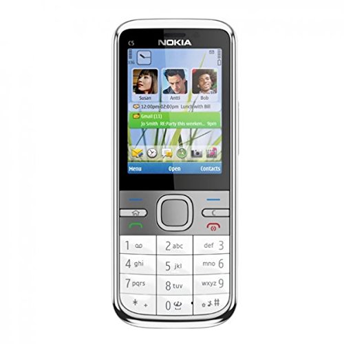 Nokia C5-00 Handy (5,6 cm (2,2 Zoll) Display, 5 Megapixel Kamera, HSDPA, A-GPS) weiß von Microsoft