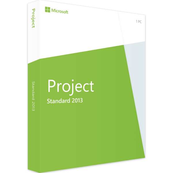 PROJECT 2013 STANDARD - Produktschlüssel - Vollversion - Sofort-Download - 1 PC von Microsoft