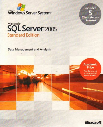 SQL Server 2005 Standard Edition - English (5 Client Licences) von Microsoft