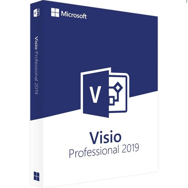 VISIO 2019 PROFESSIONAL - Produktschlüssel - Vollversion - Sofort-Download - 1 PC von Microsoft