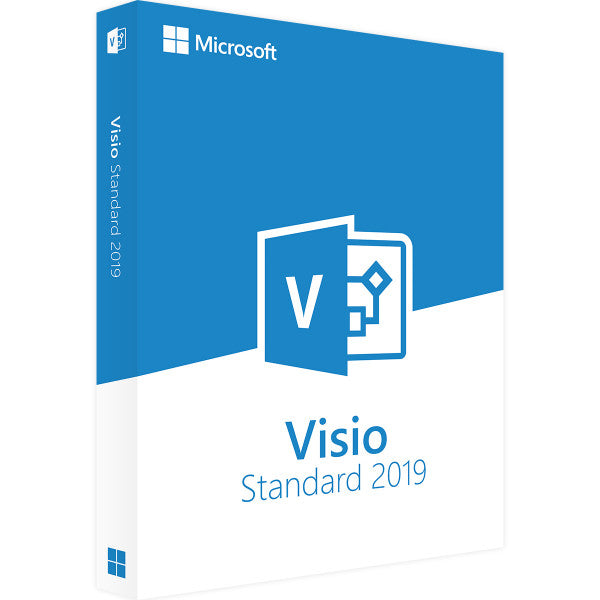 VISIO 2019 STANDARD - Produktschlüssel - Vollversion - Sofort-Download - 1 PC von Microsoft