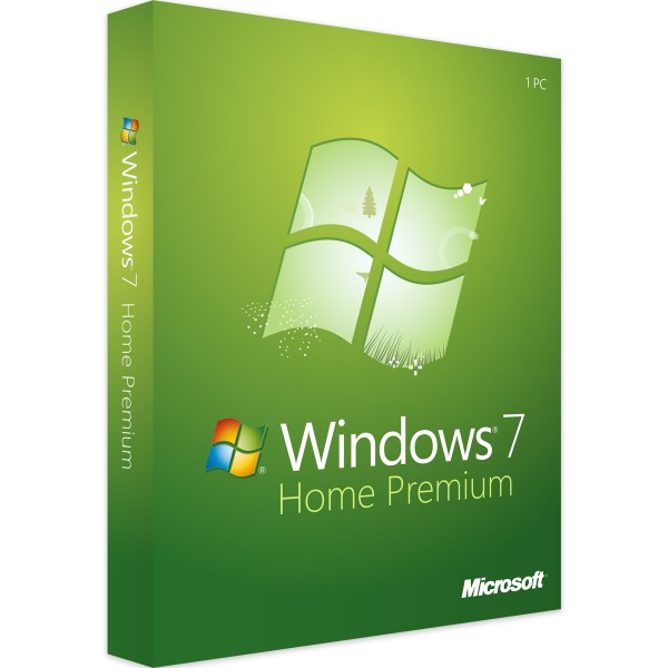WINDOWS 7 HOME PREMIUM - Produktschlüssel - Vollversion - Sofort-Download - 1 PC von Microsoft