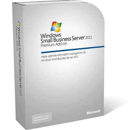 Windows Small Business Server 2011 Premium Add-on - Full Package Product - 1 Server, 5 CALs Windows Small Business Server 2011 Premium Add-on - Full Package Product - 1 Server, 5 CALs von Microsoft