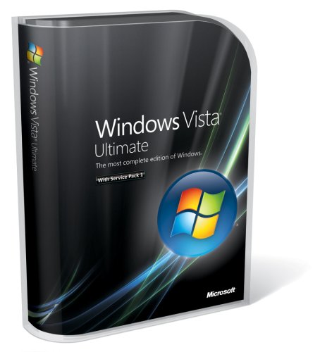 Windows Vista, Ultimate Edition with Service Pack 1 (32-bit CD and 64-bit DVD) (PC) von Microsoft