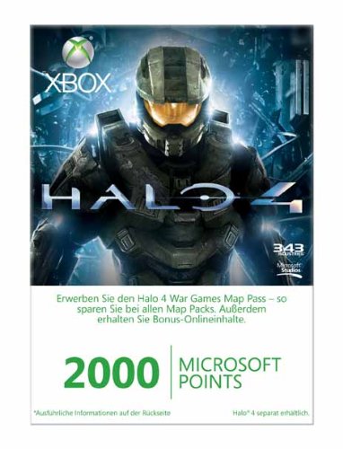 Xbox 360 - Live Points Card 2000 - im Design von Halo 4 von Microsoft