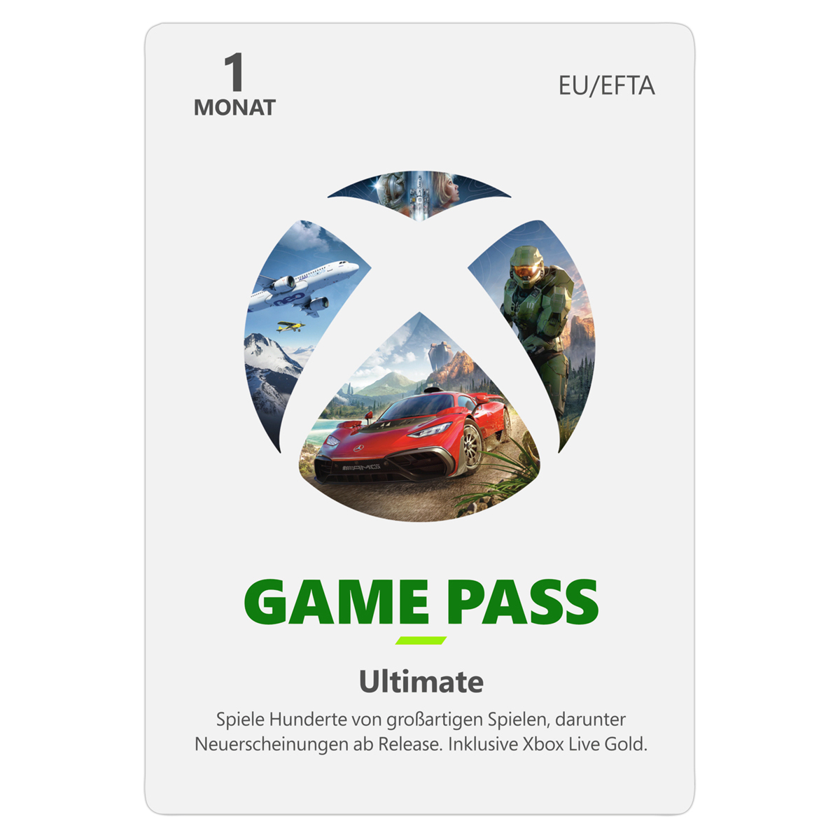 Xbox Game Pass Ultimate (1 Monat) von Microsoft