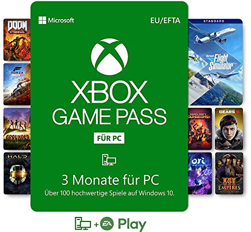 Xbox Game Pass für PC | 3 Monate Mitgliedschaft | Win 10 - PC Code von Microsoft
