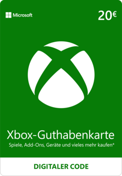 Xbox-Guthabenkarte 20 Euro von Microsoft