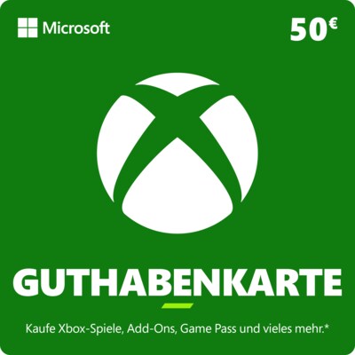 Xbox Guthabenkarte 50 EUR von Microsoft