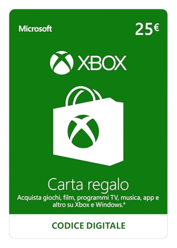 Xbox Live - 25 EUR Carta Regalo [Xbox Live Codice Digital] von Microsoft