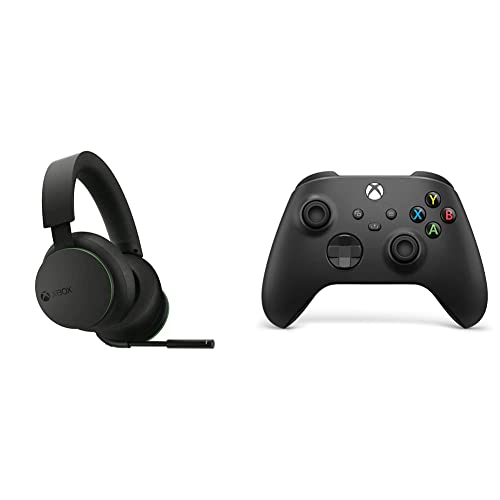 Xbox Wireless Controller Carbon Black + Xbox Wireless Headset von Microsoft