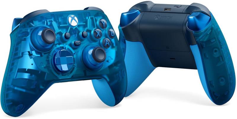 Xbox Wireless Controller Sky Cipher blau von Microsoft