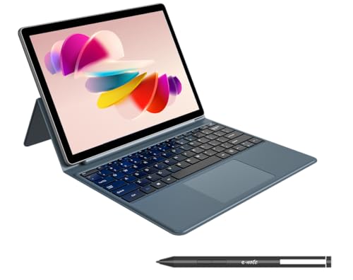MICROTECH - E-Tab Pro Plus 12.6" - Intel N100 Tablet, 8 GB LPDDR5, 128 GB SSD Nvme - Windows 11 Professional - Enthält Tastatur + Stift E-Note von Microtech