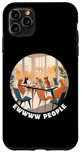 Lustige, moderne Katzen-Looks, Retro-Katzen aus der Mitte des Jahrhunderts Hülle für iPhone 11 Pro Max von Mid Century Modern Feline Funnies