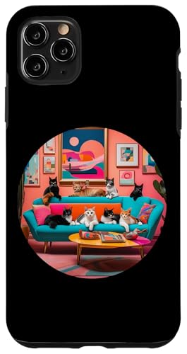 Lustige, moderne Katzen-Looks, Retro-Katzen aus der Mitte des Jahrhunderts Hülle für iPhone 11 Pro Max Lustige, moderne Katzen-Looks, Retro-Katzen aus der Mitte des Jahrhunderts Hülle für iPhone 11 Pro Max von Mid Century Modern Feline Funnies