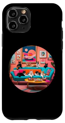 Lustige, moderne Katzen-Looks, Retro-Katzen aus der Mitte des Jahrhunderts Hülle für iPhone 11 Pro Lustige, moderne Katzen-Looks, Retro-Katzen aus der Mitte des Jahrhunderts Hülle für iPhone 11 Pro von Mid Century Modern Feline Funnies