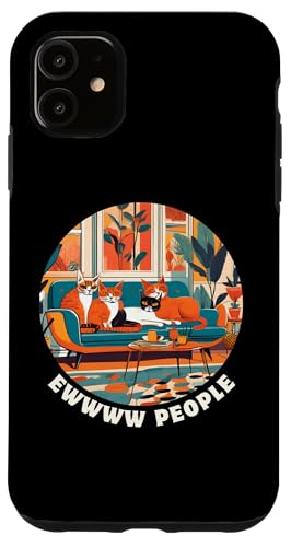 Lustige, moderne Katzen-Looks, Retro-Katzen aus der Mitte des Jahrhunderts Hülle für iPhone 11 Lustige, moderne Katzen-Looks, Retro-Katzen aus der Mitte des Jahrhunderts Hülle für iPhone 11 von Mid Century Modern Feline Funnies