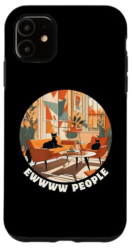 Lustige, moderne Katzen-Looks, Retro-Katzen aus der Mitte des Jahrhunderts Hülle für iPhone 11 Lustige, moderne Katzen-Looks, Retro-Katzen aus der Mitte des Jahrhunderts Hülle für iPhone 11 von Mid Century Modern Feline Funnies