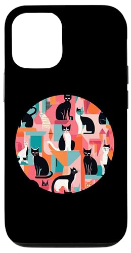 Lustige, moderne Katzen-Looks, Retro-Katzen aus der Mitte des Jahrhunderts Hülle für iPhone 12/12 Pro Lustige, moderne Katzen-Looks, Retro-Katzen aus der Mitte des Jahrhunderts Hülle für iPhone 12/12 Pro von Mid Century Modern Feline Funnies
