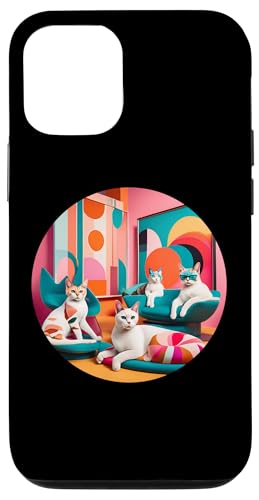 Lustige, moderne Katzen-Looks, Retro-Katzen aus der Mitte des Jahrhunderts Hülle für iPhone 12/12 Pro Lustige, moderne Katzen-Looks, Retro-Katzen aus der Mitte des Jahrhunderts Hülle für iPhone 12/12 Pro von Mid Century Modern Feline Funnies