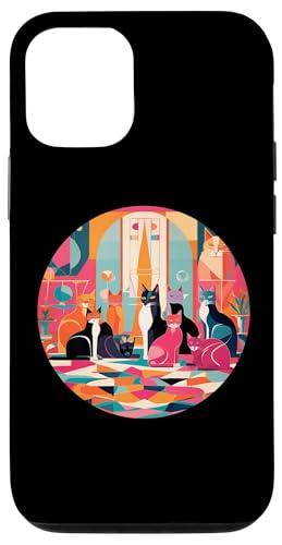 Lustige, moderne Katzen-Looks, Retro-Katzen aus der Mitte des Jahrhunderts Hülle für iPhone 12/12 Pro Lustige, moderne Katzen-Looks, Retro-Katzen aus der Mitte des Jahrhunderts Hülle für iPhone 12/12 Pro von Mid Century Modern Feline Funnies