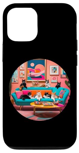 Lustige, moderne Katzen-Looks, Retro-Katzen aus der Mitte des Jahrhunderts Hülle für iPhone 12/12 Pro Lustige, moderne Katzen-Looks, Retro-Katzen aus der Mitte des Jahrhunderts Hülle für iPhone 12/12 Pro von Mid Century Modern Feline Funnies