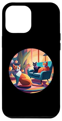 Lustige, moderne Katzen-Looks, Retro-Katzen aus der Mitte des Jahrhunderts Hülle für iPhone 12 Pro Max Lustige, moderne Katzen-Looks, Retro-Katzen aus der Mitte des Jahrhunderts Hülle für iPhone 12 Pro Max von Mid Century Modern Feline Funnies