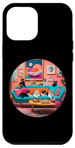 Lustige, moderne Katzen-Looks, Retro-Katzen aus der Mitte des Jahrhunderts Hülle für iPhone 12 Pro Max Lustige, moderne Katzen-Looks, Retro-Katzen aus der Mitte des Jahrhunderts Hülle für iPhone 12 Pro Max von Mid Century Modern Feline Funnies