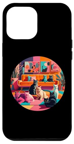Lustige, moderne Katzen-Looks, Retro-Katzen aus der Mitte des Jahrhunderts Hülle für iPhone 12 Pro Max Lustige, moderne Katzen-Looks, Retro-Katzen aus der Mitte des Jahrhunderts Hülle für iPhone 12 Pro Max von Mid Century Modern Feline Funnies