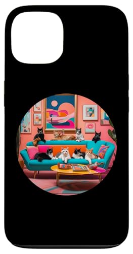 Lustige, moderne Katzen-Looks, Retro-Katzen aus der Mitte des Jahrhunderts Hülle für iPhone 13 Lustige, moderne Katzen-Looks, Retro-Katzen aus der Mitte des Jahrhunderts Hülle für iPhone 13 von Mid Century Modern Feline Funnies
