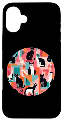 Lustige, moderne Katzen-Looks, Retro-Katzen aus der Mitte des Jahrhunderts Hülle für iPhone 16 Plus Lustige, moderne Katzen-Looks, Retro-Katzen aus der Mitte des Jahrhunderts Hülle für iPhone 16 Plus von Mid Century Modern Feline Funnies
