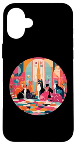 Lustige, moderne Katzen-Looks, Retro-Katzen aus der Mitte des Jahrhunderts Hülle für iPhone 16 Plus Lustige, moderne Katzen-Looks, Retro-Katzen aus der Mitte des Jahrhunderts Hülle für iPhone 16 Plus von Mid Century Modern Feline Funnies