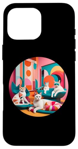 Lustige, moderne Katzen-Looks, Retro-Katzen aus der Mitte des Jahrhunderts Hülle für iPhone 16 Pro Max Lustige, moderne Katzen-Looks, Retro-Katzen aus der Mitte des Jahrhunderts Hülle für iPhone 16 Pro Max von Mid Century Modern Feline Funnies
